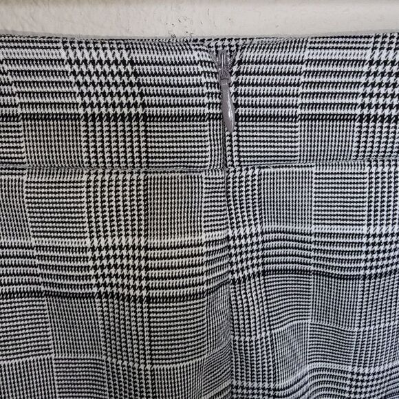 Grace Karin Plaid Ruffle Front Pencil Skirt size XL - Picture 4 of 7